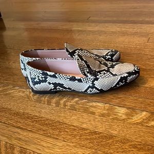 J. Crew Snakeskin Loafers